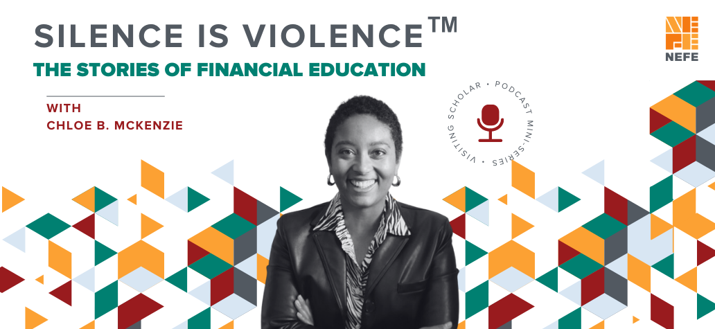 cover image for the Silence is Violence podcast series by Chloe B. McKenzie