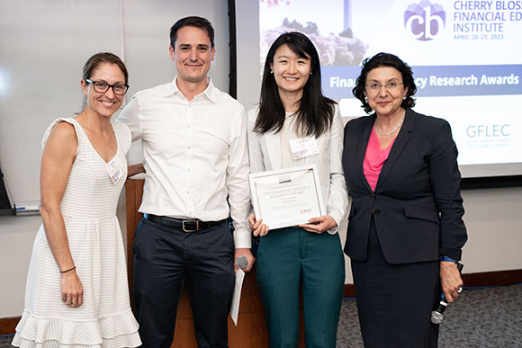 Beth Bean and others at the 2023 Cherry Blossom Financial Education Institute