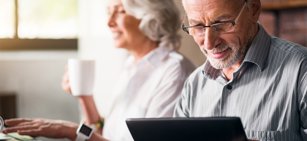 Couple focusing on financial relationship